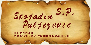 Stojadin Puljezević vizit kartica
